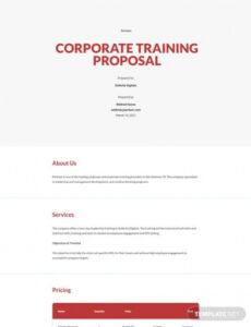 printable free training proposal templates  microsoft word doc training workshop proposal template example