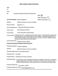 printable job proposal template free download edit fill， create position proposal template pdf