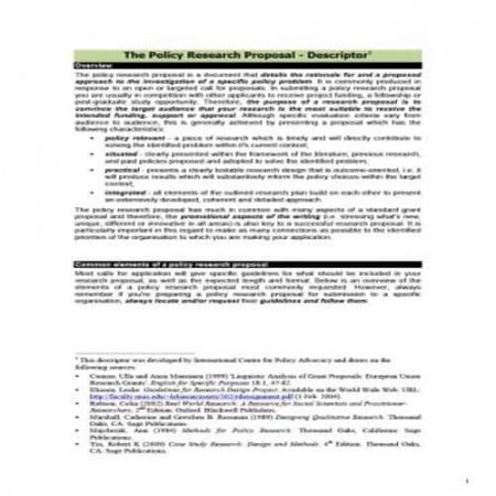 sample 30 official policy proposal templates  besty templates proposal for policy change template