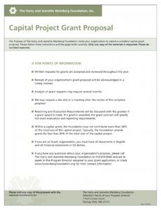 sample 9 capital project proposal examples  pdf  examples project funding proposal template example
