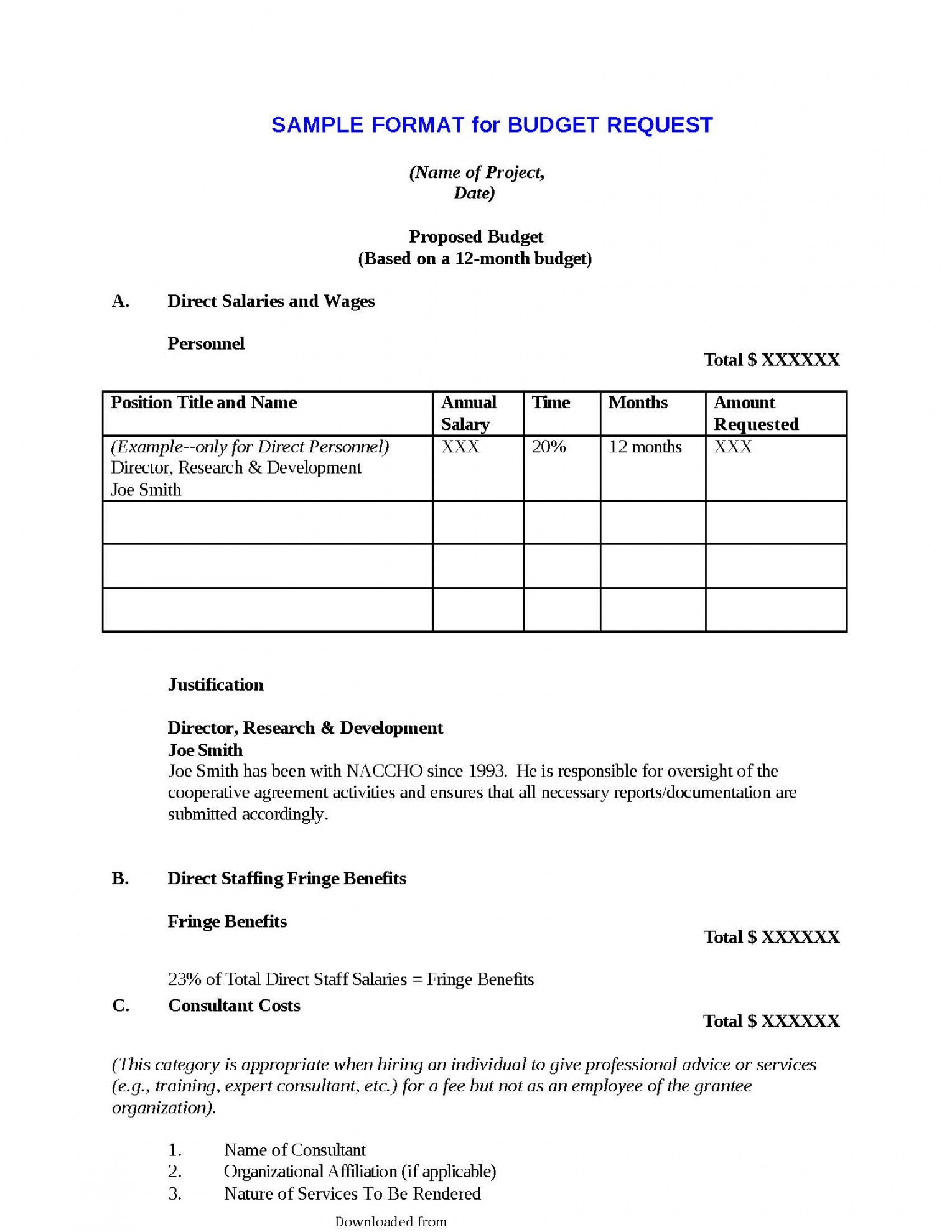 sample budget proposal template 3  pdf format  edatabase database proposal template word