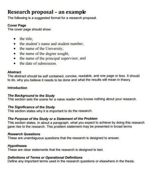 editable research proposal template  business mentor apa format proposal template