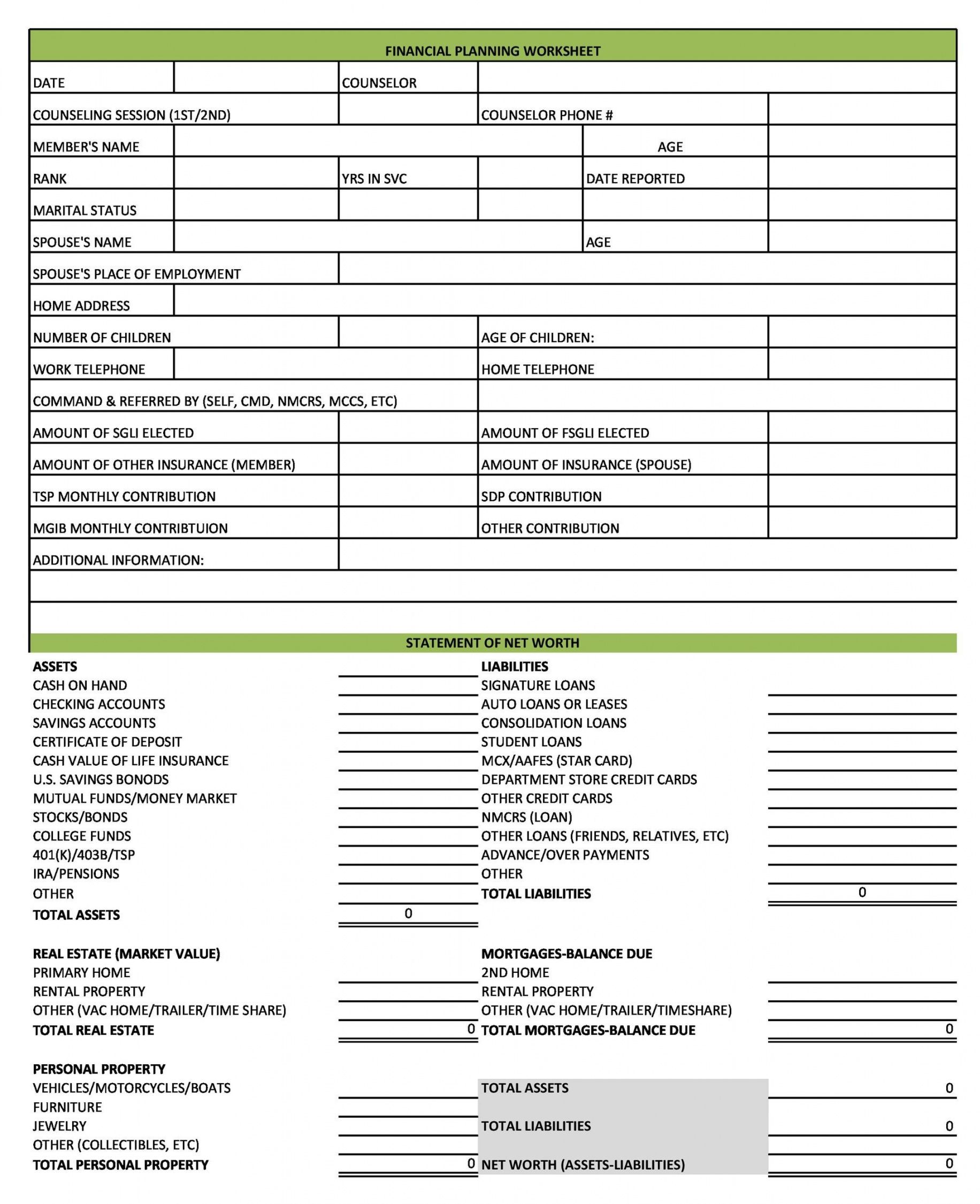 free 50 professional financial plan templates personal financial proposal template sample doc