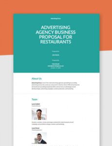 free free advertising agency business proposal template  pdf one page investment proposal template doc