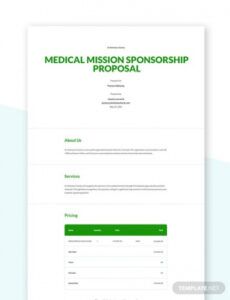 free free non profit proposal templates  word  google docs non profit sponsorship proposal template pdf