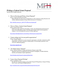 free writing a federal grant proposal government proposal template sample