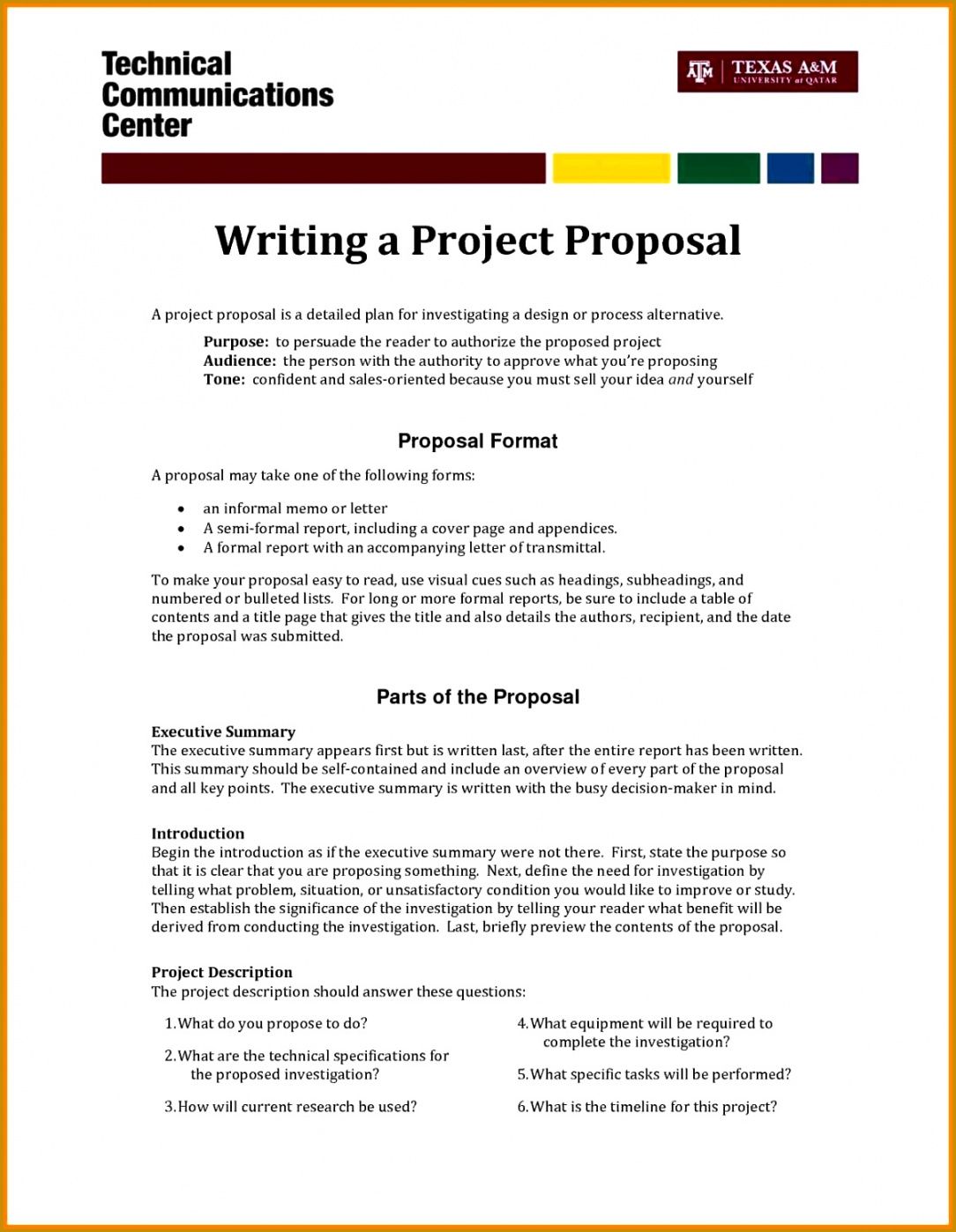 printable 6 formal project proposal template  fabtemplatez project plan proposal template doc