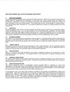 real estate business plan  18 free pdf word documemts property development proposal template pdf