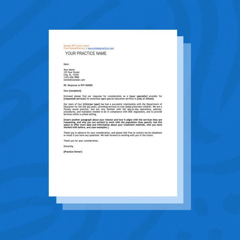 sample marketing your practice letter templates for ots and pts telemedicine proposal template example