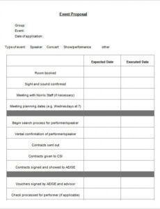sampleeventproposalprintablemswordeditable entertainment proposal template pdf