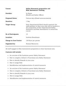 editable free 11 sample hr proposals in ms word  pdf  pages training course proposal template excel