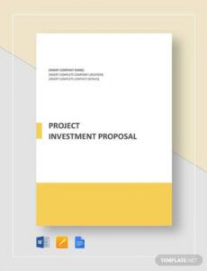 editable free 24 sample investment proposals in pdf  ms word private equity investment proposal template excel