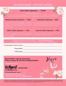 free sponsorship flyer_2  eckerd connects fashion show sponsorship proposal template pdf