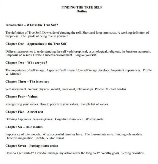 printable 8 useful book outline templates to download  sample templates memoir book proposal template pdf