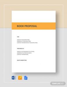 printable how to write a book proposal  examples fiction book proposal template