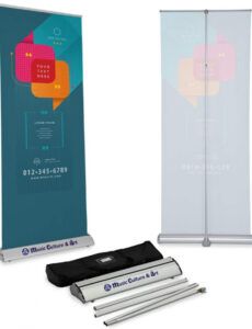 printable retractable banner  mca retractable banner template example