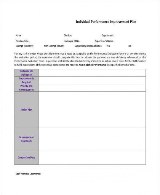 sample 10 performance action plan templates  free sample artist performance proposal template pdf