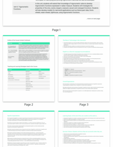 sample high school math lesson plan high school course proposal template doc