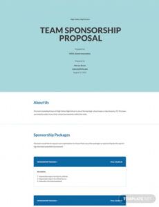 free 5 free sponsorship proposal templates  word doc tv show sponsorship proposal template doc