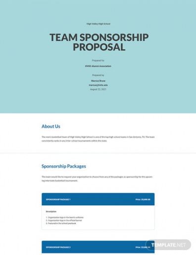 free 5 free sponsorship proposal templates  word doc tv show sponsorship proposal template doc
