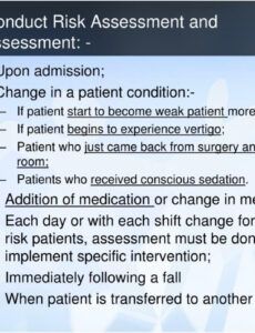 ppt  hospital fall prevention strategies powerpoint residential medication management review template excel