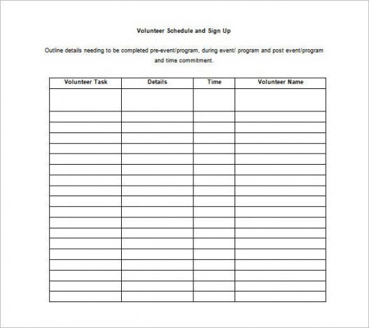 volunteer schedule template  11 free word excel pdf charity volunteer management policy template pdf