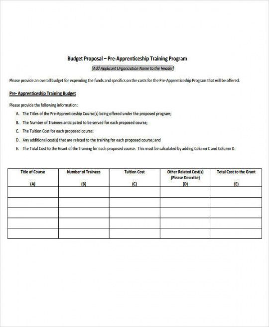 editable free 13 training proposal templates in pdf  ms word training program workshop proposal template excel