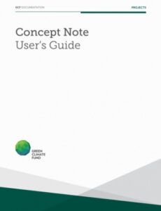 editable gcf concept note user's guide  green climate fund green climate fund funding proposal template pdf