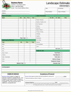 editable lawn service proposal template free of 8 best of printable lawn care business proposal template word