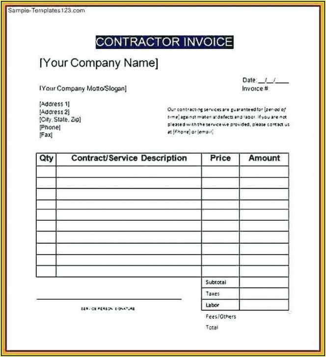 printable independent contractor proposal template  template 1 independent contractor proposal template doc