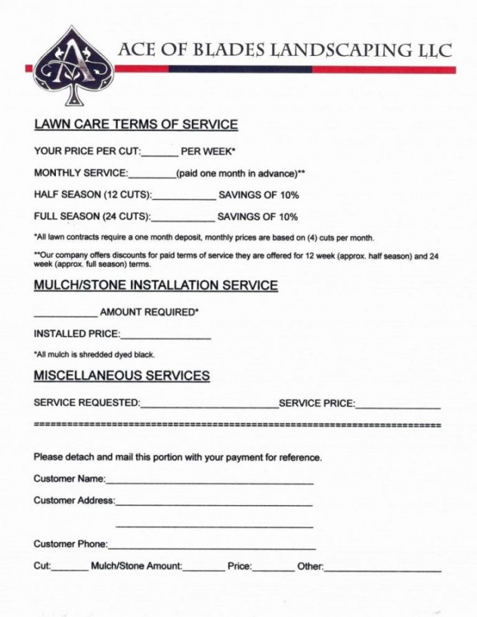 printable sample lawn service proposal template free ~ addictionary lawn care business proposal template doc