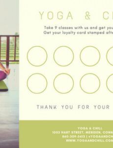 sample customize 55 fitness business card templates online  canva yoga class proposal template