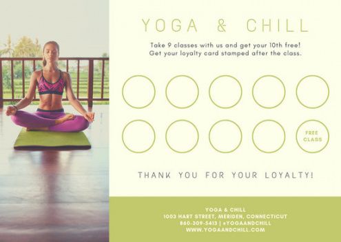 sample customize 55 fitness business card templates online  canva yoga class proposal template