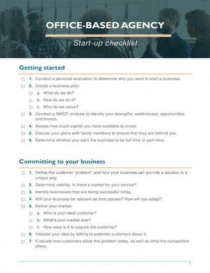 small business startup checklist tv game show proposal template example