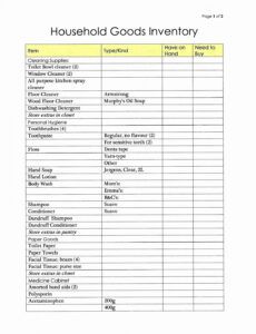 editable home food inventory spreadsheet home food inventory template doc
