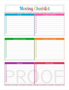 editable moving checklist template  20 word excel pdf documents download moving box inventory template word
