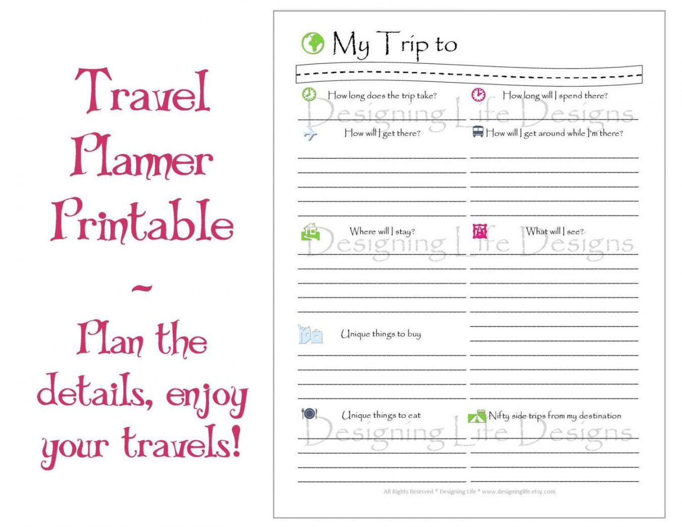 editable travel itinerary template online  cards design templates excursion itinerary template example
