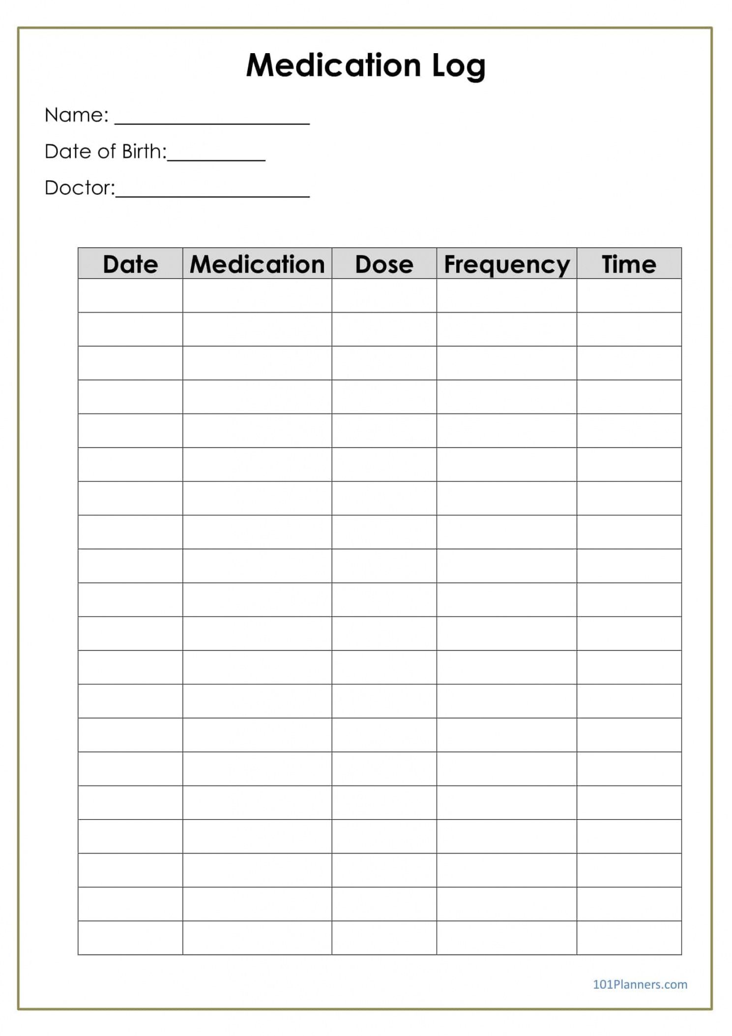 excel templates daily medication log template medicine inventory template example
