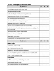 facility maintenance checklist template  simple template design facility maintenance proposal template word
