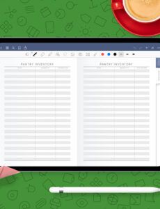 free digital pantry inventory template for goodnotes notability ipad android pantry inventory template