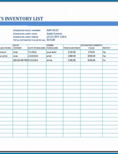 free √ free printable inventory checklist template  checklist templates numbers home inventory template pdf