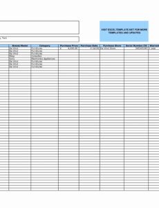 Household Inventory Template