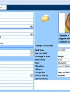 medical database seven products optical inventory template doc