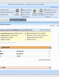 printable inventory network computers with network inventory advisor &amp;amp; get pc network equipment inventory template word