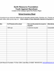 printable inventory sheet materials inventory template doc
