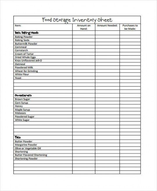 sample 15 inventory sheet templates  free sample example format download numbers home inventory template doc