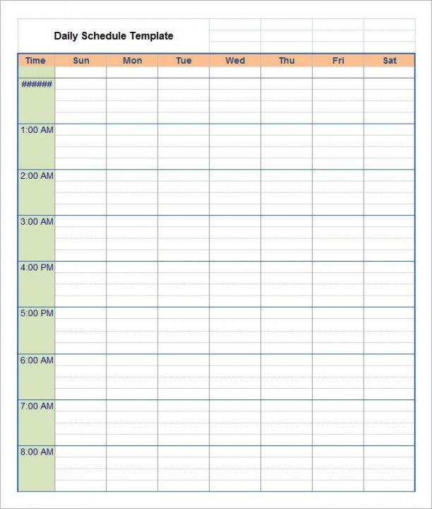 sample daily schedule template  39 free word excel pdf documents download activity itinerary template doc