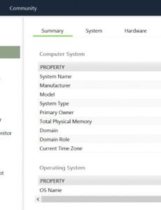 sample free system inventory tool  os and system summary  system details network equipment inventory template excel