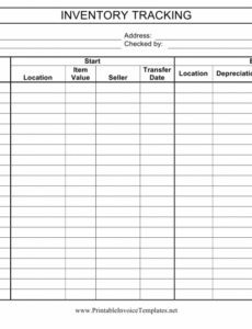 sample inventory tracking template download printable pdf  templateroller materials inventory template doc