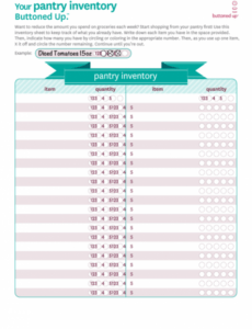 top 5 pantry inventory spreadsheet templates free to download in pdf format pantry inventory template pdf
